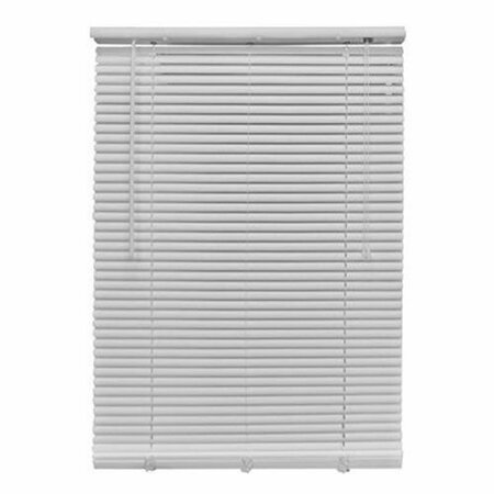 AURIC Homepointe Cordless PVC Light Filtering Mini Blind, White - 1 x 35 x 64 in. AU3254487